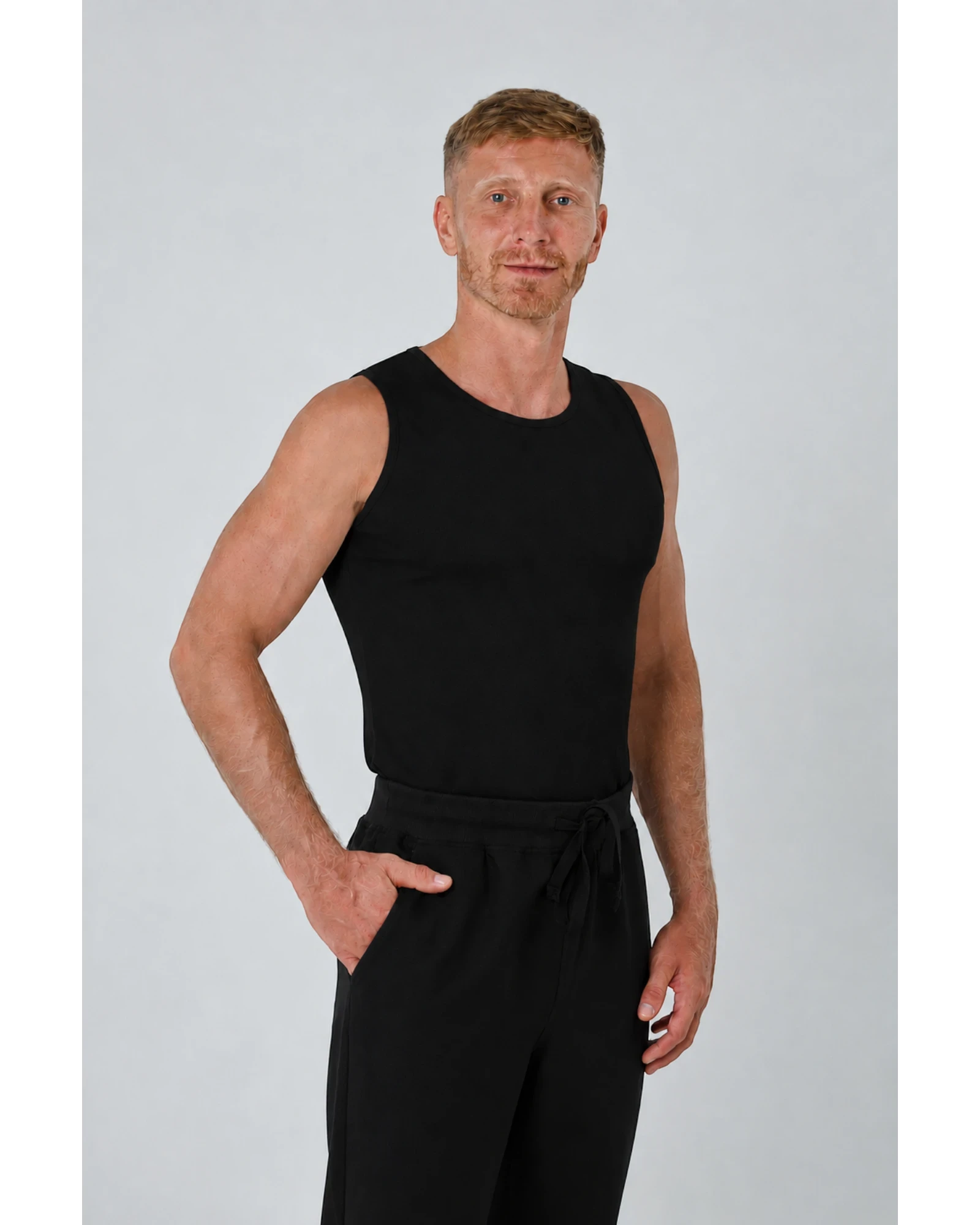 Soft Ribbed- Men Tanktop Underscrub