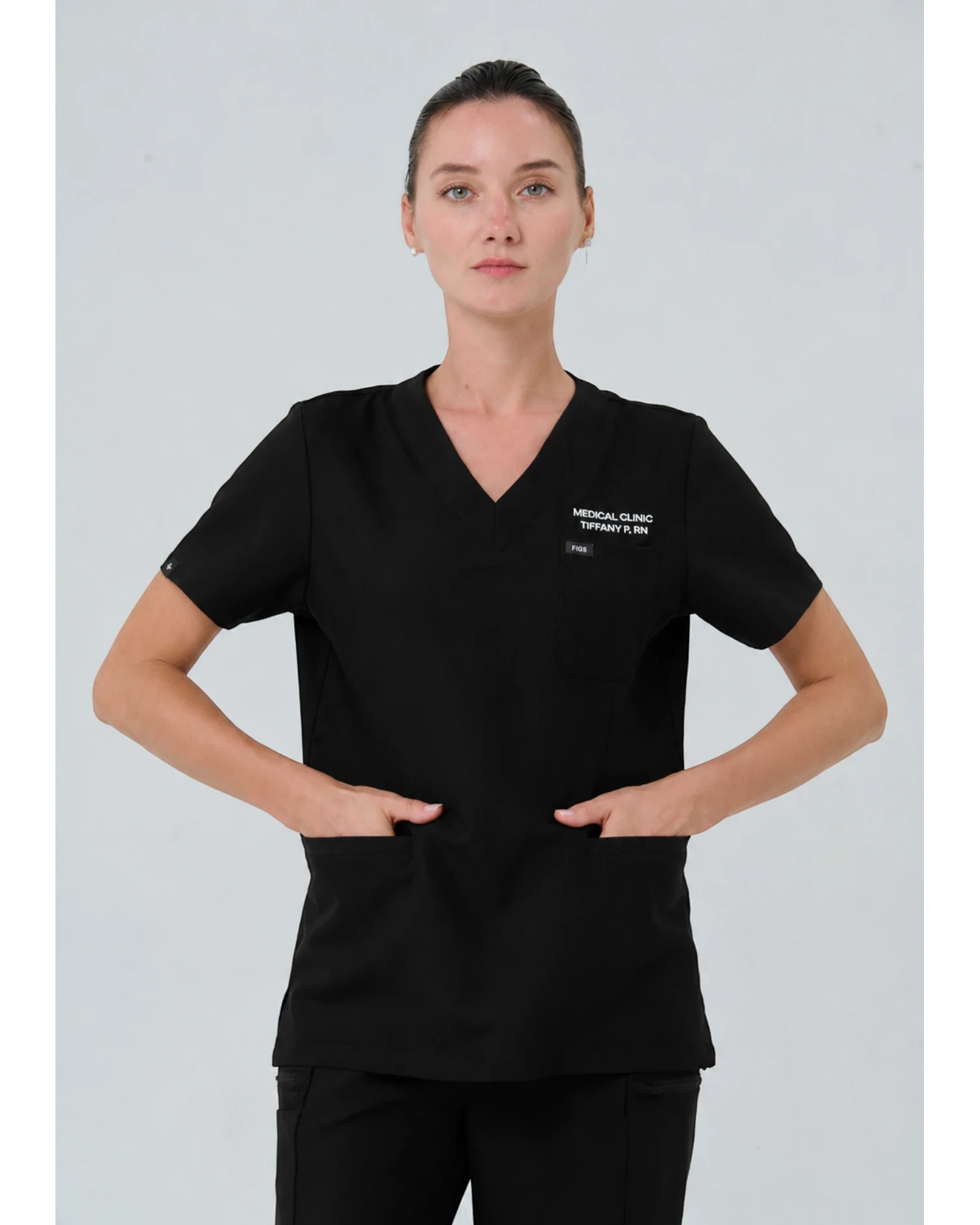 Vneck Style- Women Scrub Top