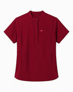 Band Collar Style Ovesized- Women Scrub Top