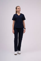 Heart Neck Style Scrub Top