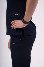 Cargo Fit Side Pockets Scrub Pants