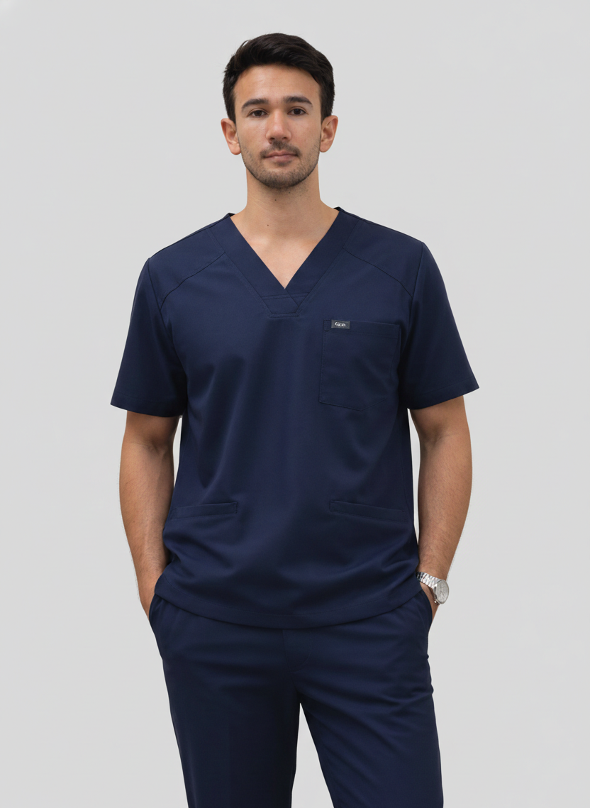 V-Neck Style Scrub Top