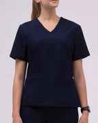 Heart Neck Style Scrub Top