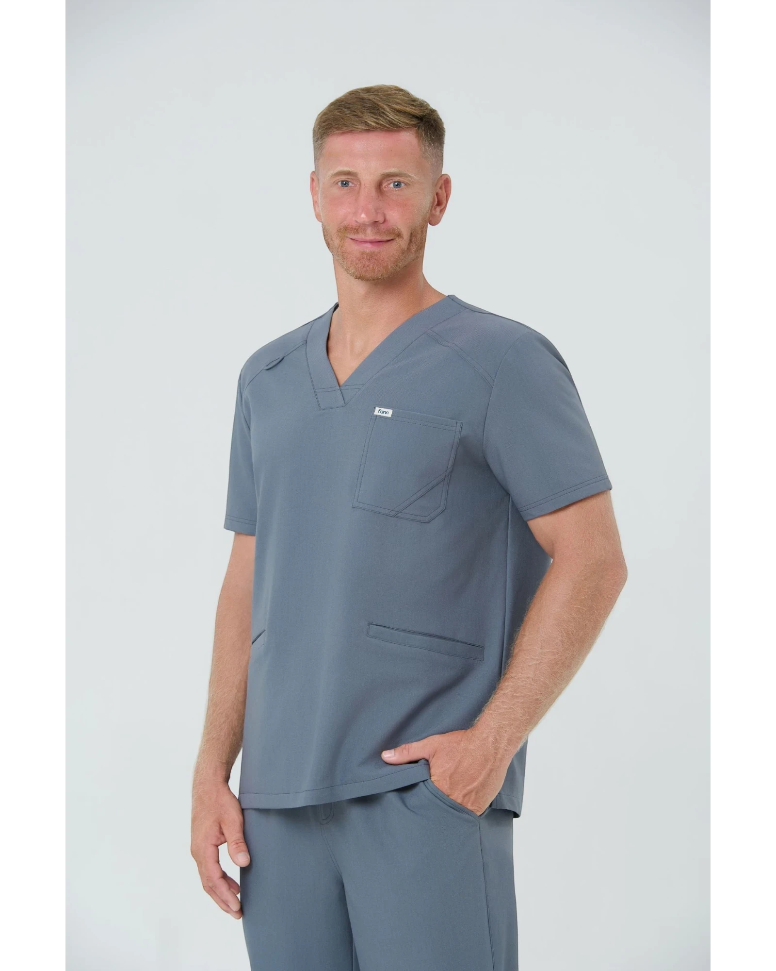 Vneck Style- Men Scrub Top