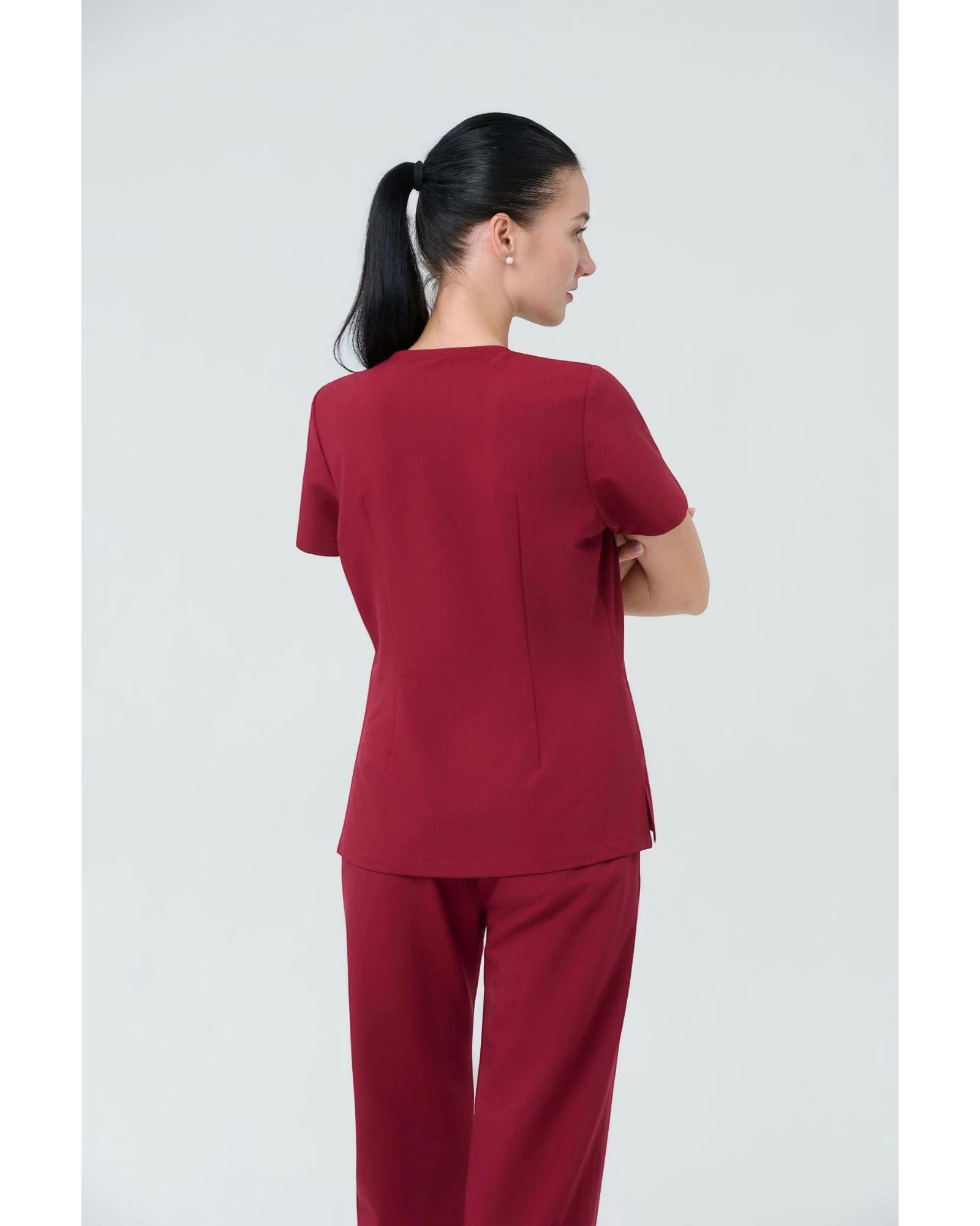 Heart Neck Style- Women Scrub Top
