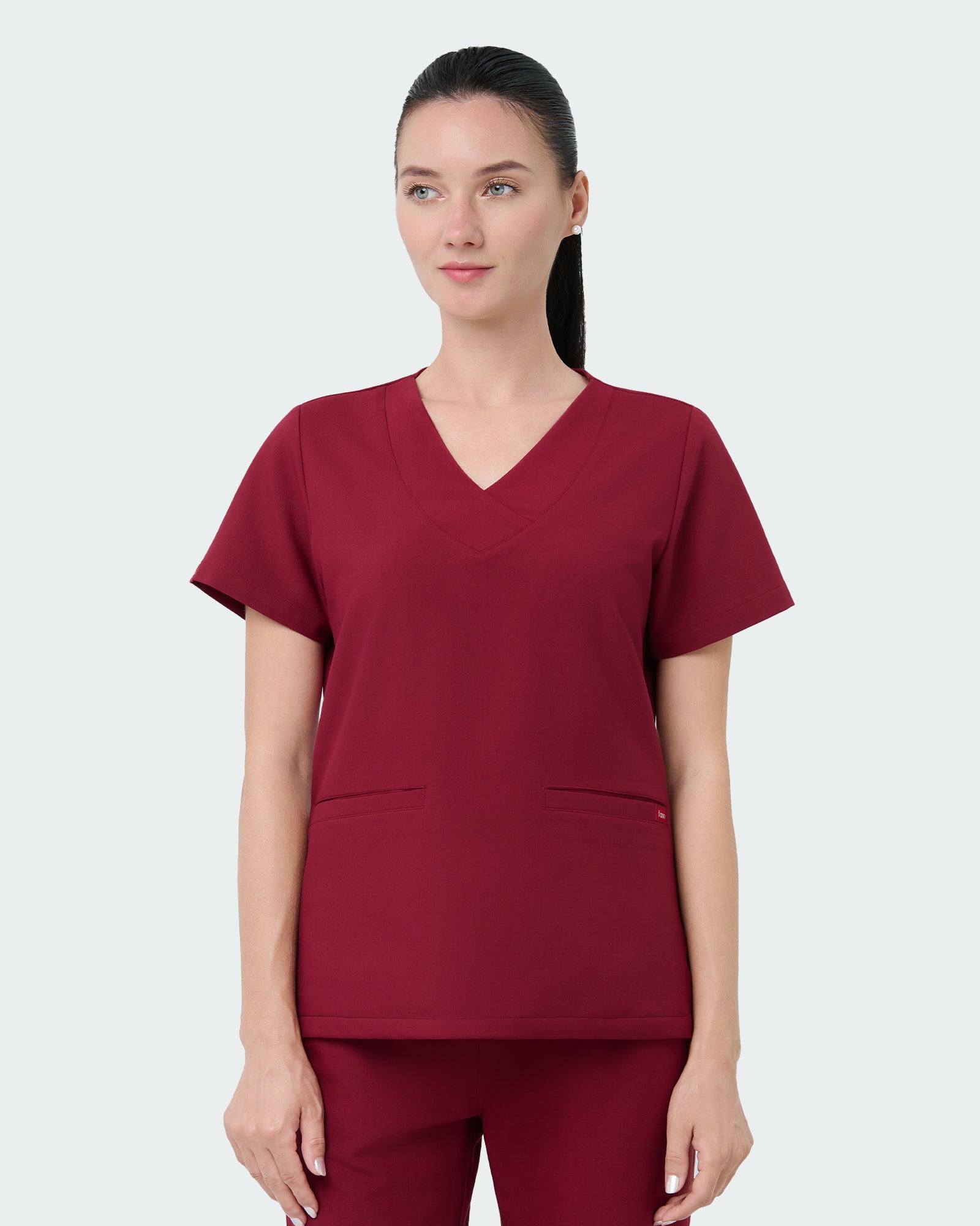 Heart Neck Style- Women Scrub Top