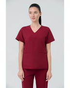 Heart Neck Style- Women Scrub Top