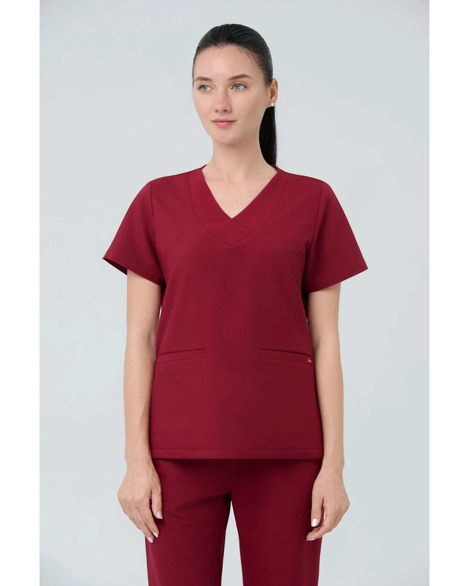Heart Neck Style- Women Scrub Top