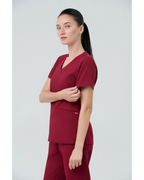Heart Neck Style- Women Scrub Top
