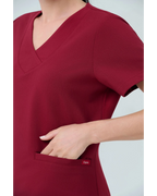 Heart Neck Style- Women Scrub Top