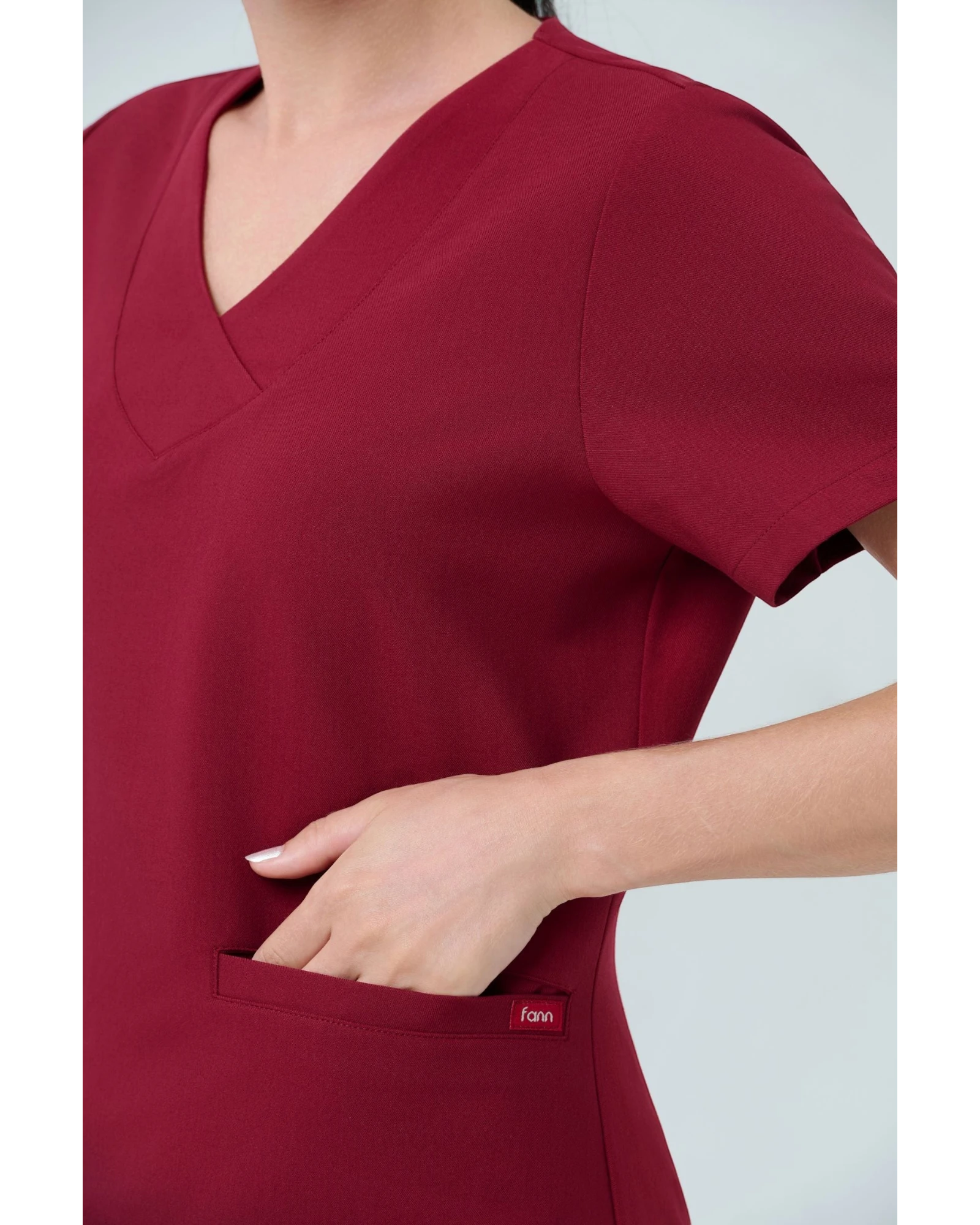 Heart Neck Style- Women Scrub Top
