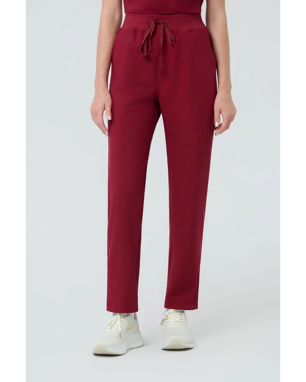 Slim Fit&Zipper Hem- Women Scrub Pants