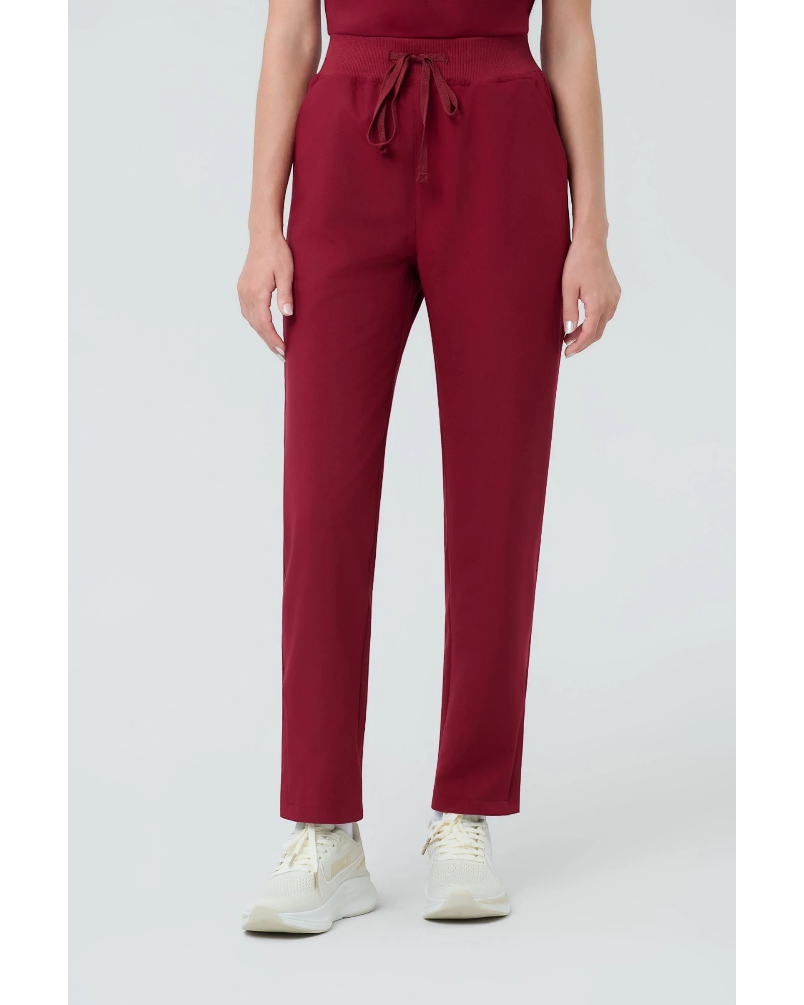 Slim Fit&Zipper Hem- Women Scrub Pants