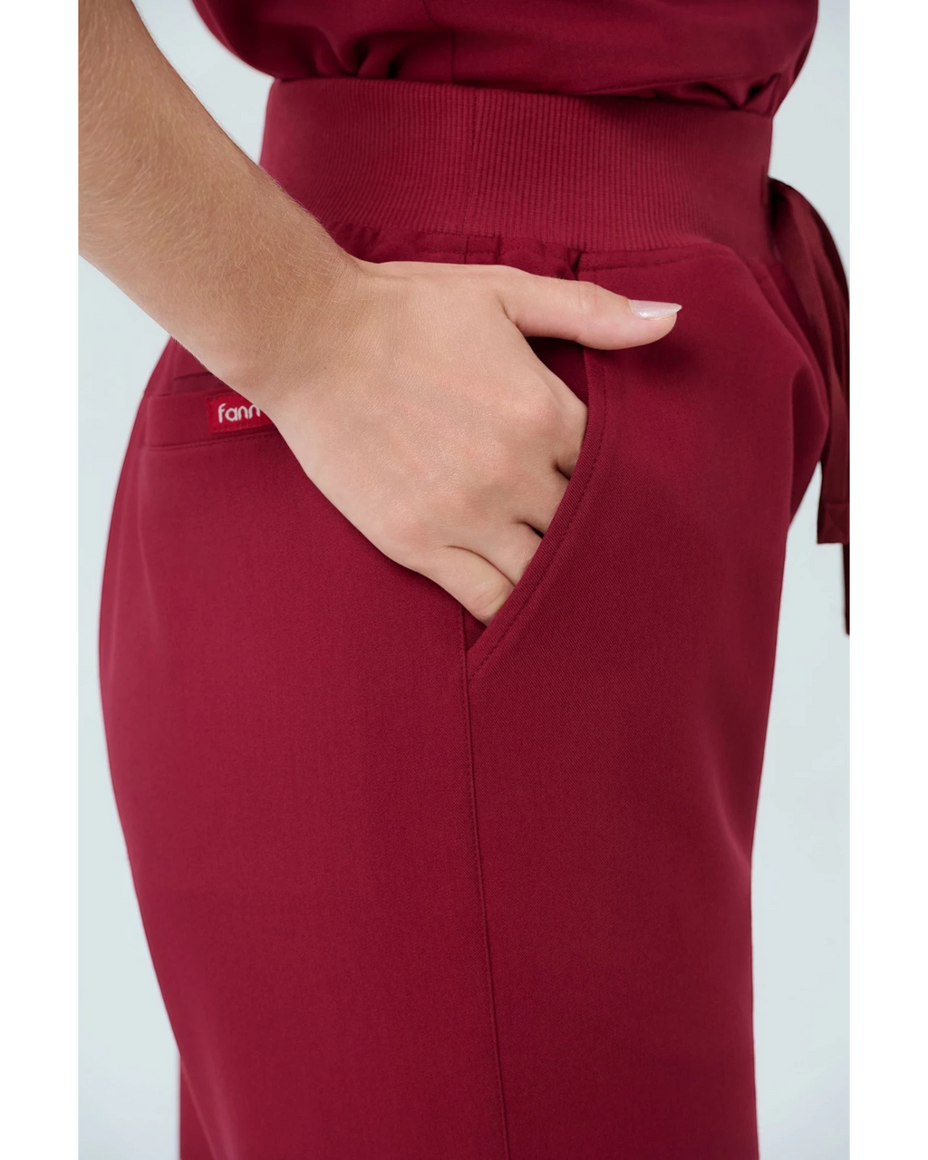 Slim Fit&Zipper Hem- Women Scrub Pants