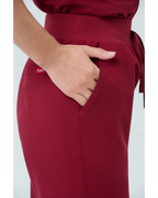 Slim Fit&Zipper Hem- Women Scrub Pants
