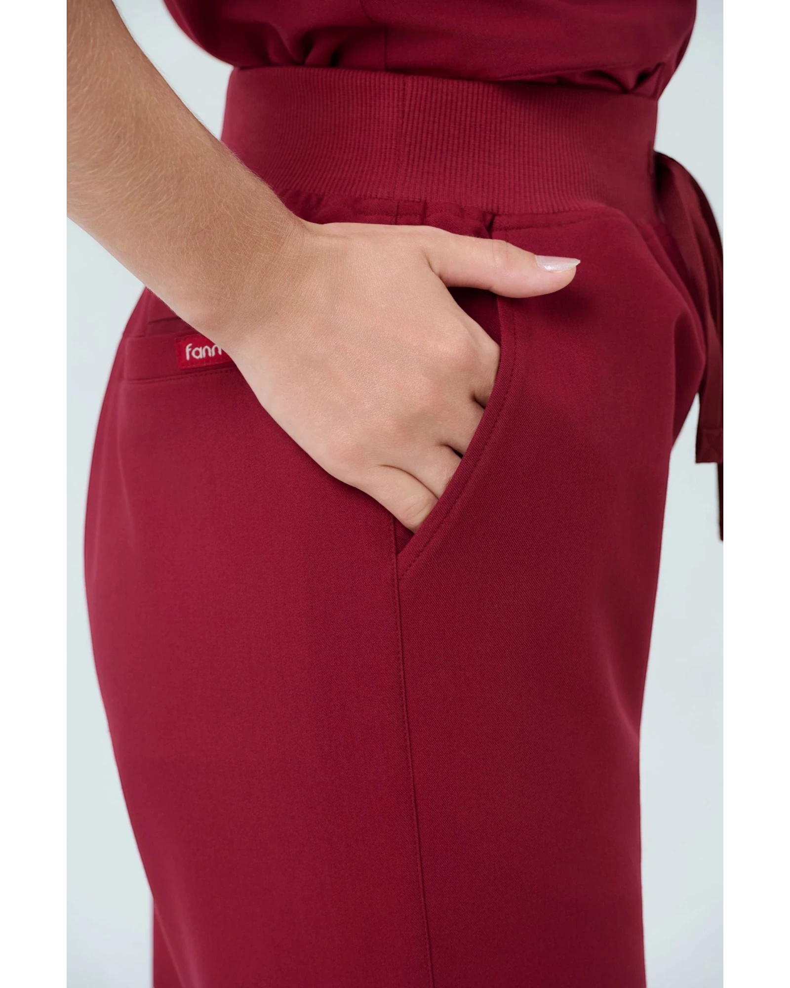 Slim Fit&Zipper Hem- Women Scrub Pants