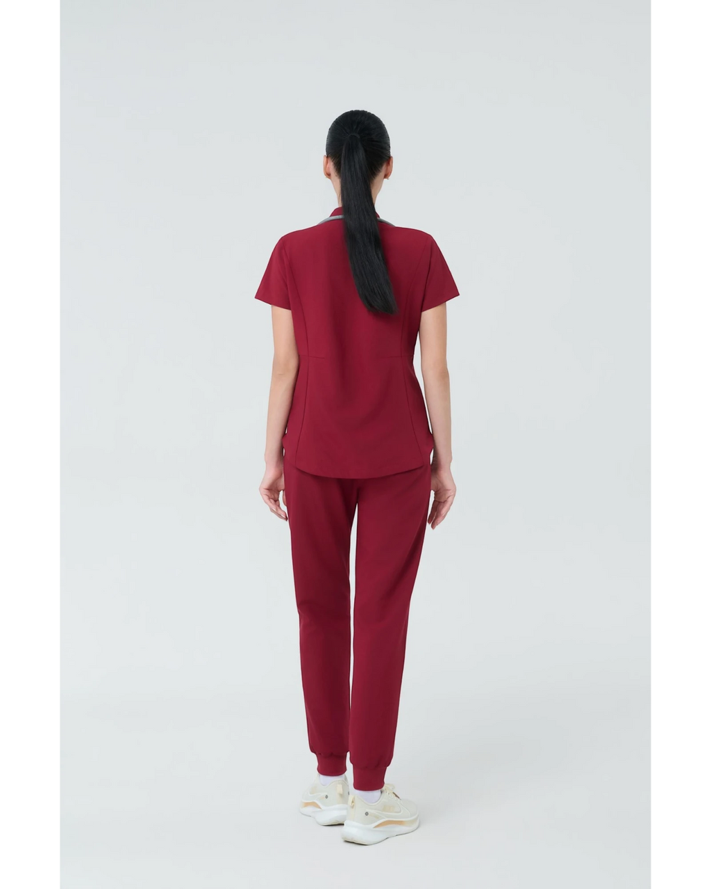 Band Collar Style Ovesized- Women Scrub Top