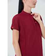 Band Collar Style Ovesized- Women Scrub Top