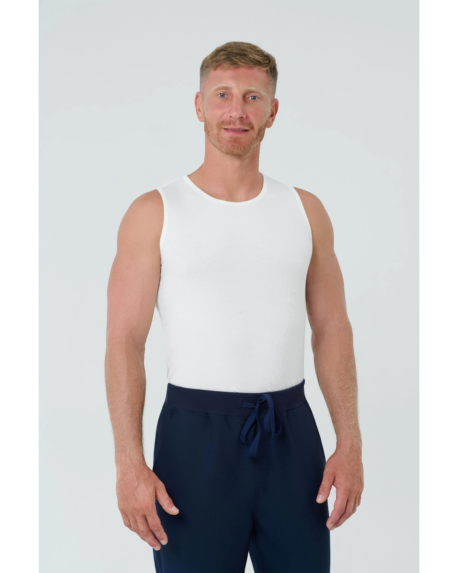 Soft Ribbed- Men Tanktop Underscrub