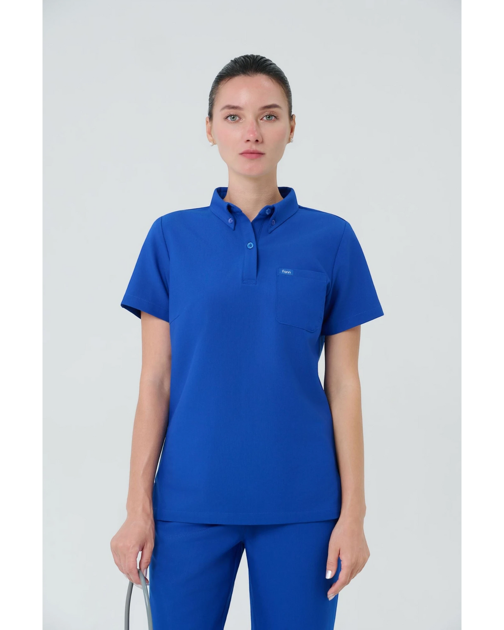 Polo Style- Women Scrub Top