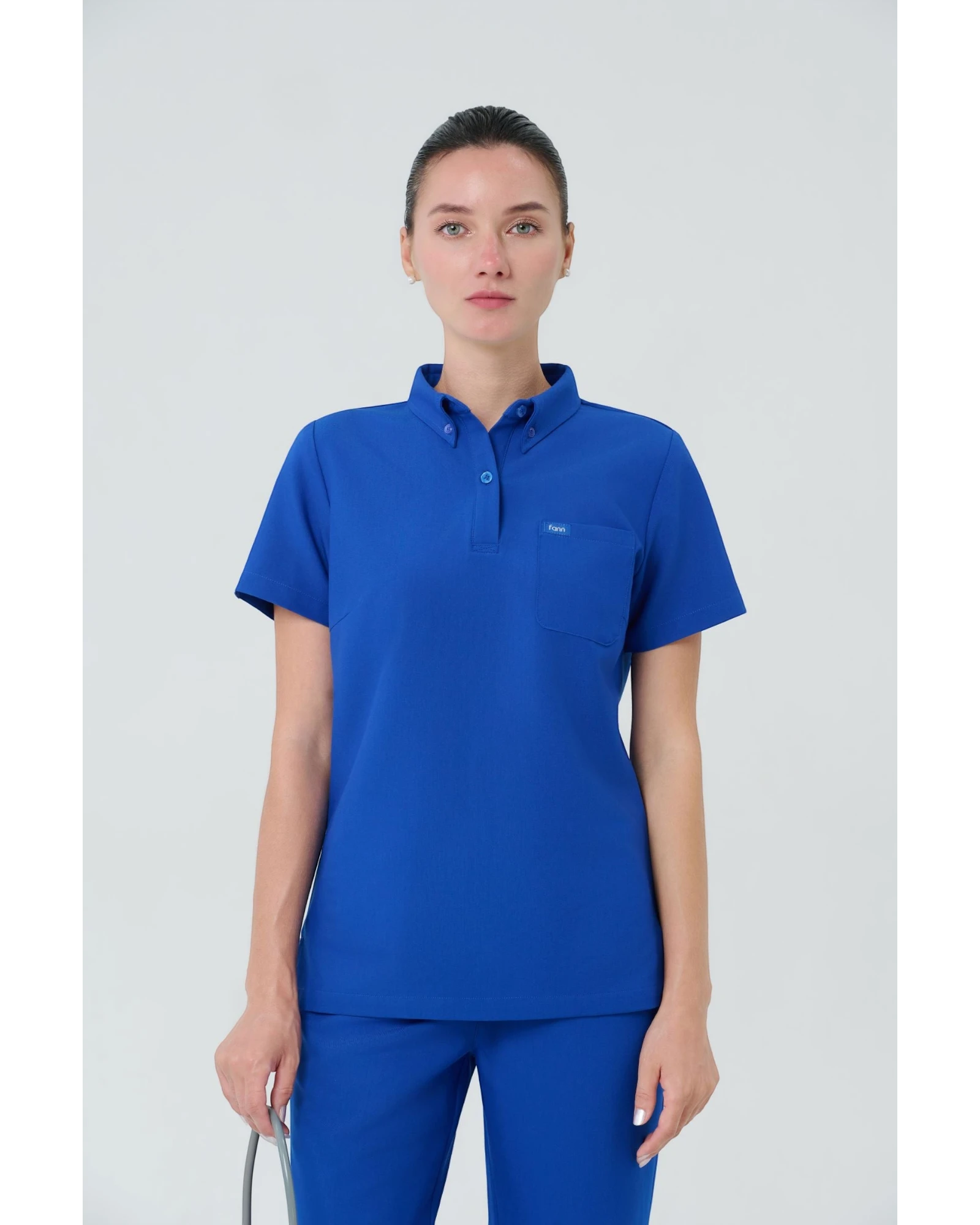 Polo Style- Women Scrub Top