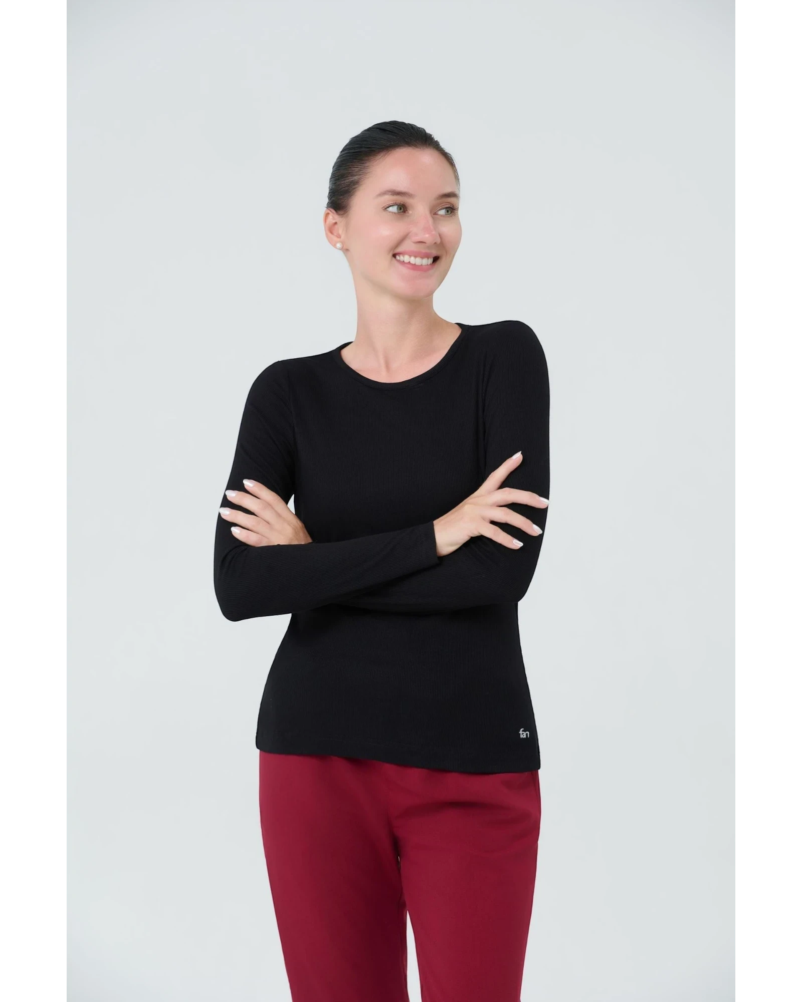 Soft Ribbed- Women Longsleeves Underscrub