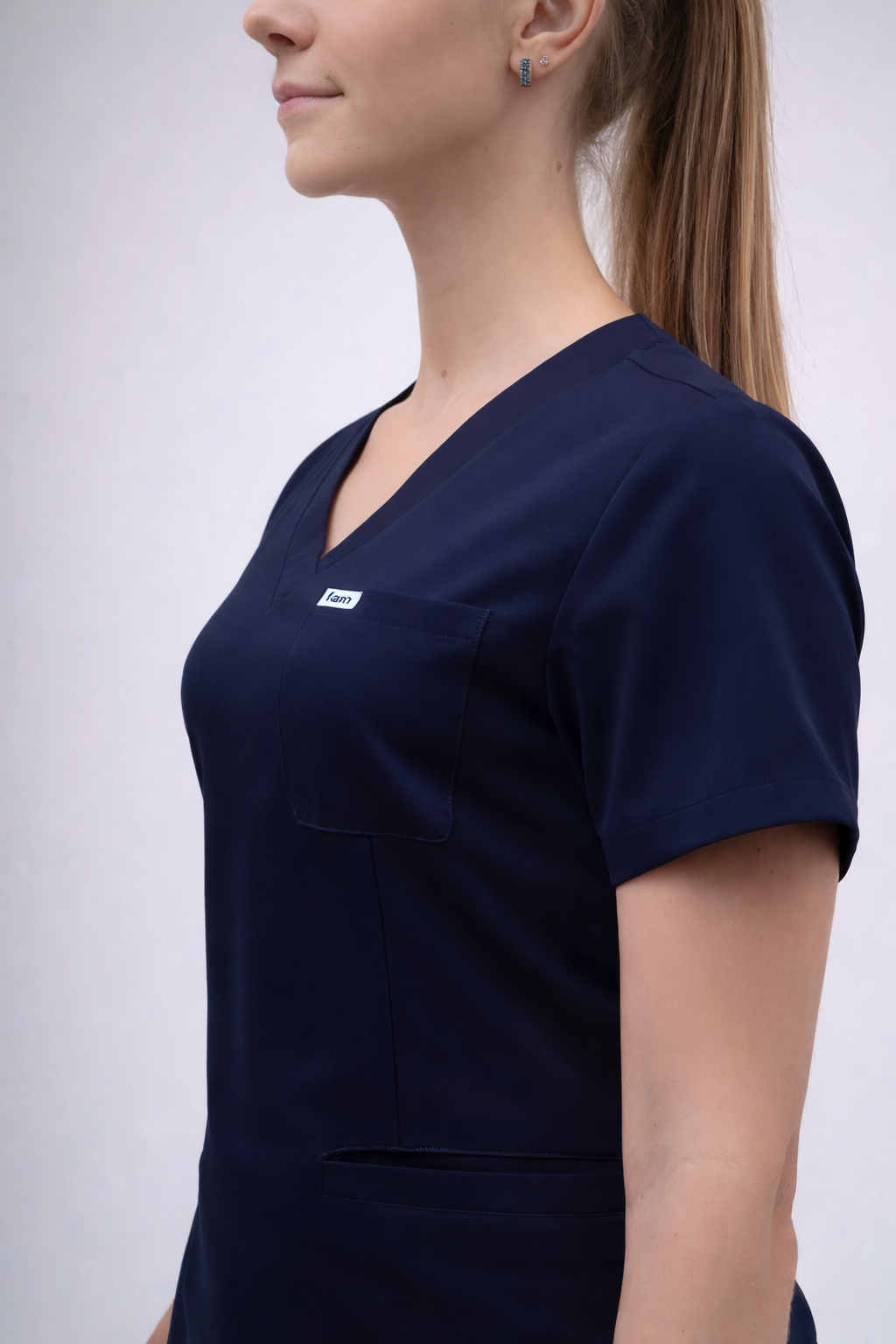 V-Neck Style Scrub Top